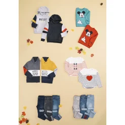 jeans slim met used effect jongens