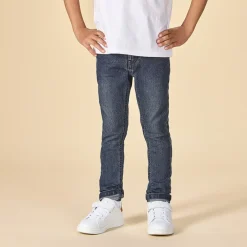 jeans slim met used effect jongens