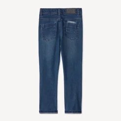 jeans slim met used effect jongens