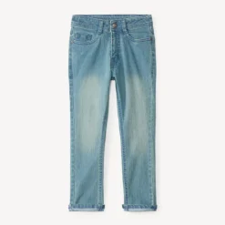 jeans slim met used effect jongens