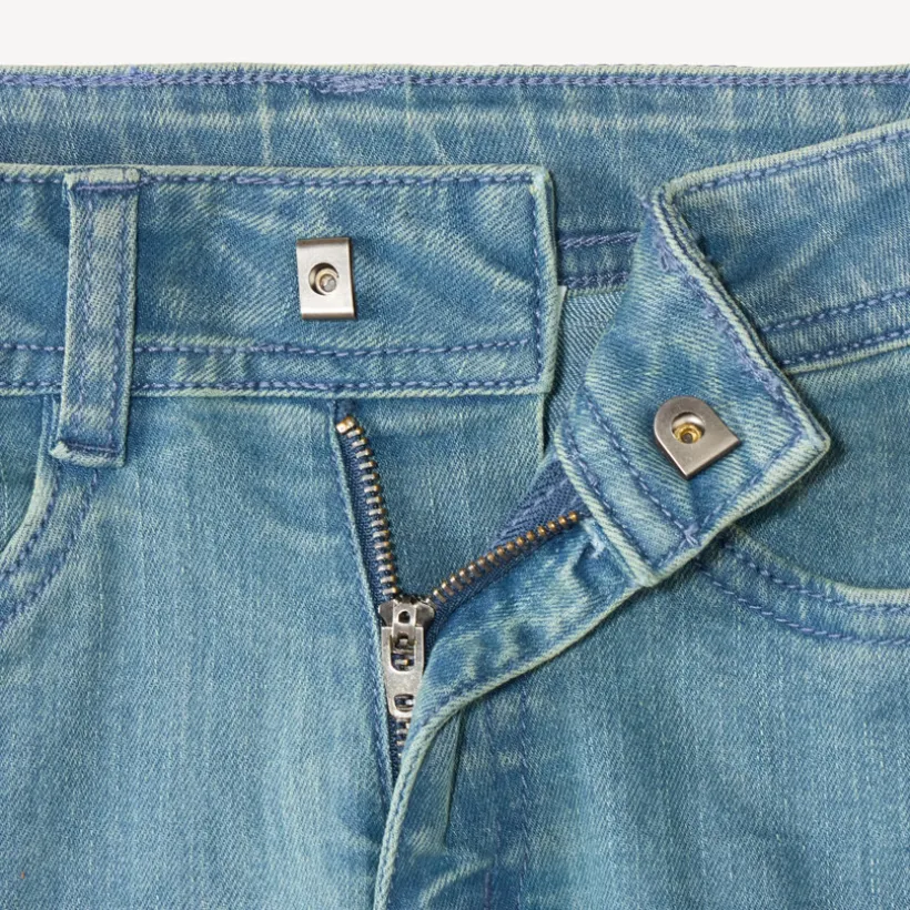 jeans slim met used effect jongens