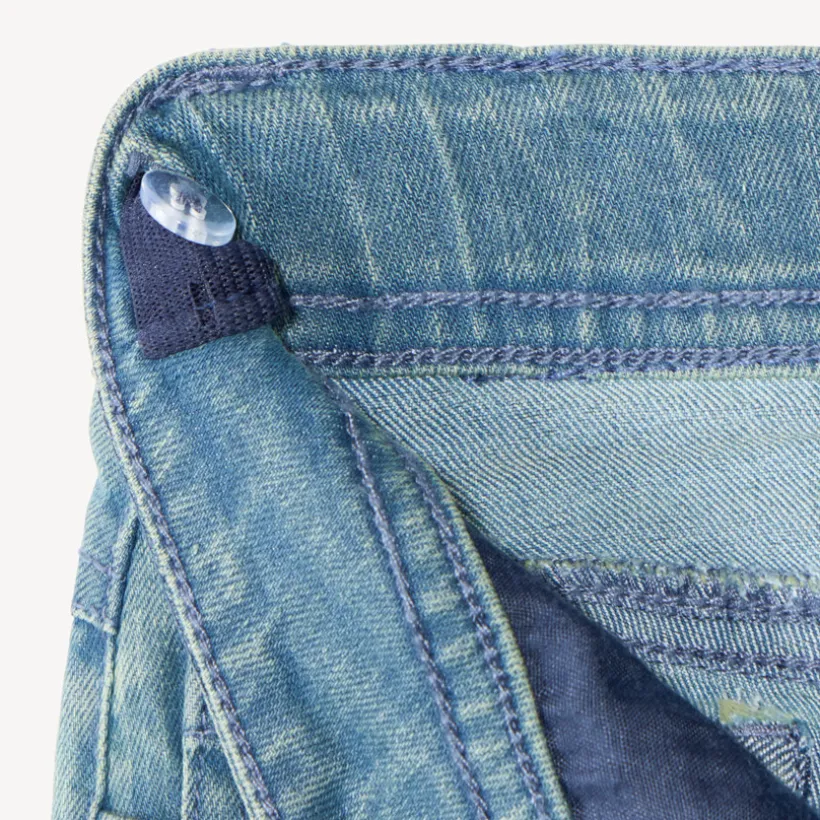 jeans slim met used effect jongens