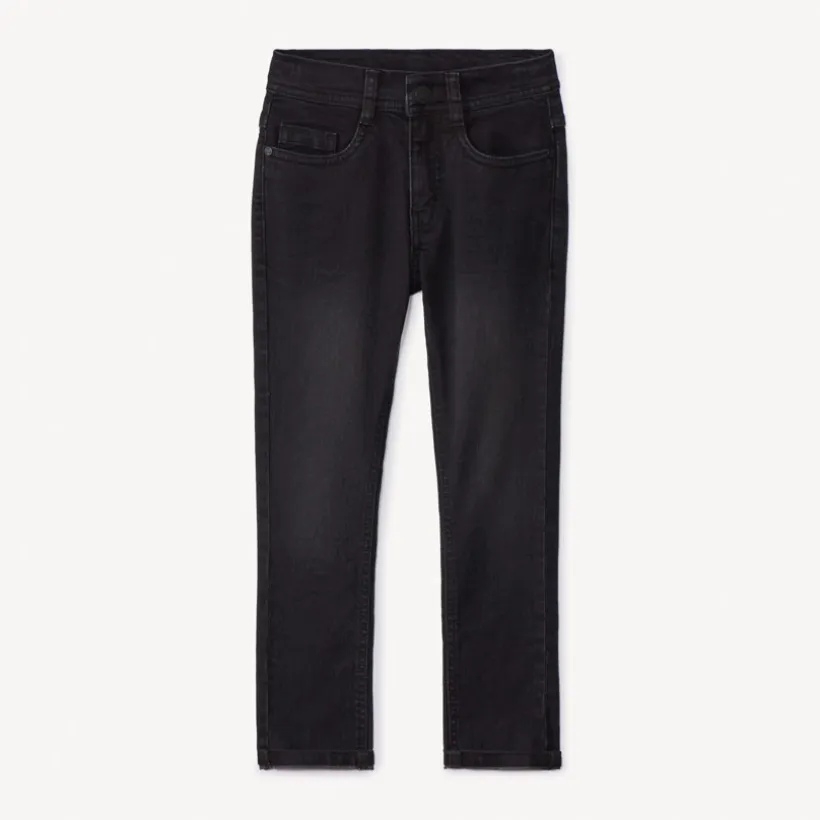jeans slim met used effect jongens