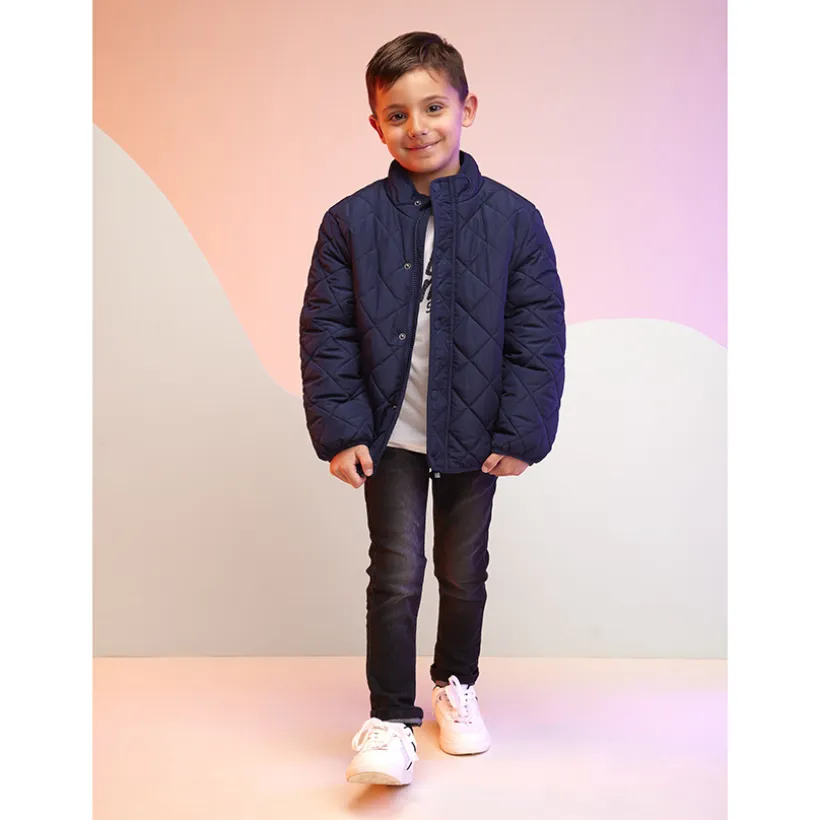 jeans slim met used effect jongens