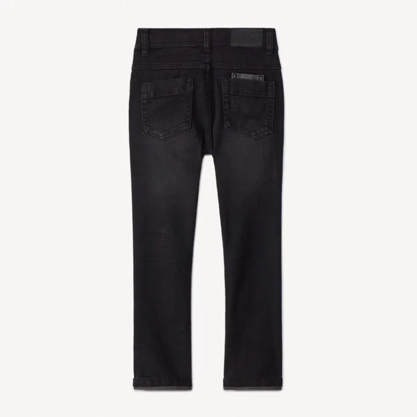 jeans slim met used effect jongens