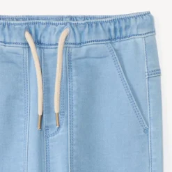 Jeansstijl jogger met zakken voor babyjongen