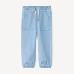 Jeansstijl jogger met zakken voor babyjongen