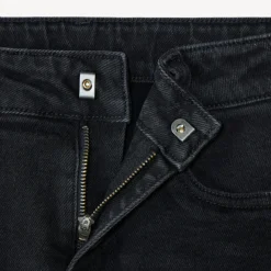 Jeans van denim met jersey voering en fantasie-etiket jongens