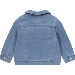 Jeansvest met volant en fantasieknoopjes meisjes