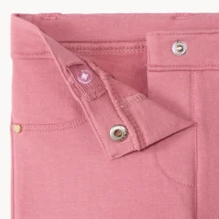 Jegging van fleece in effen kleur voor meisje