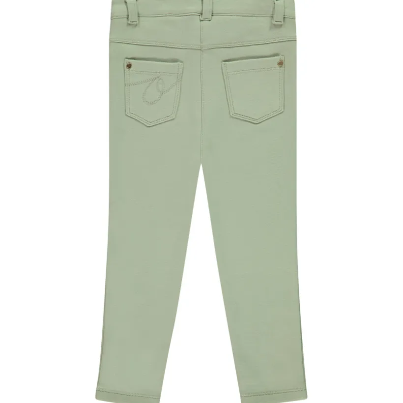 Jegging van fleece in effen kleur voor meisje