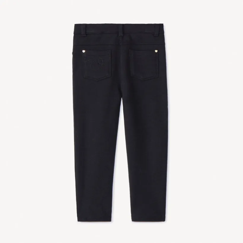 Jegging van fleece in effen kleur voor meisje