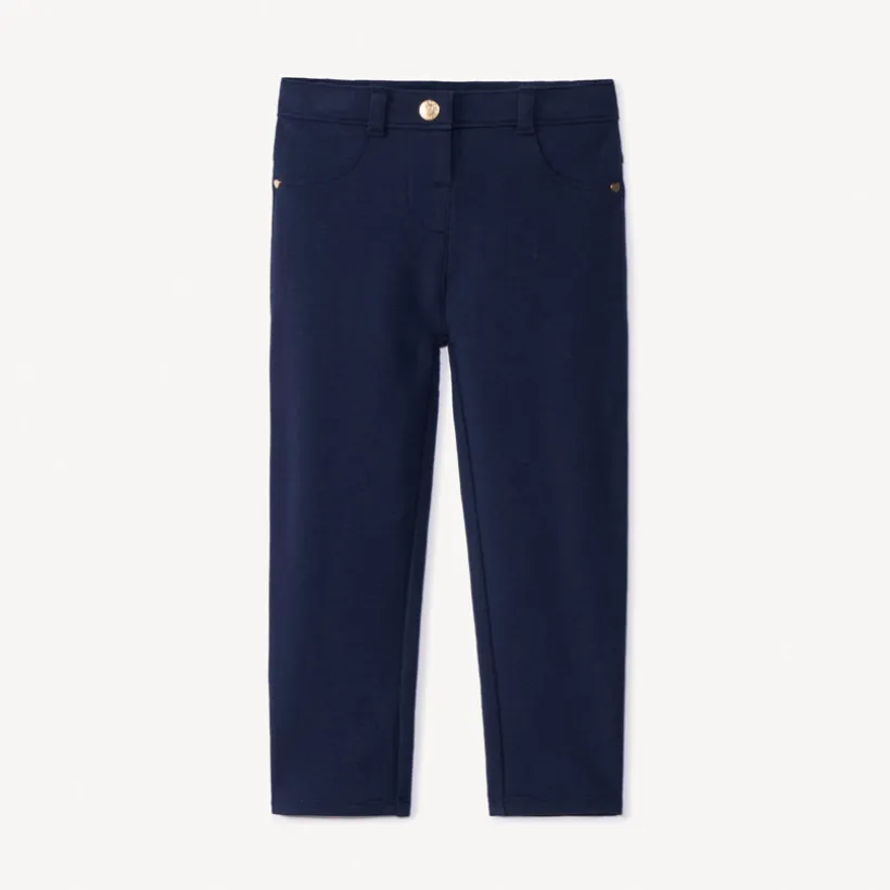 Jegging van fleece in effen kleur voor meisje