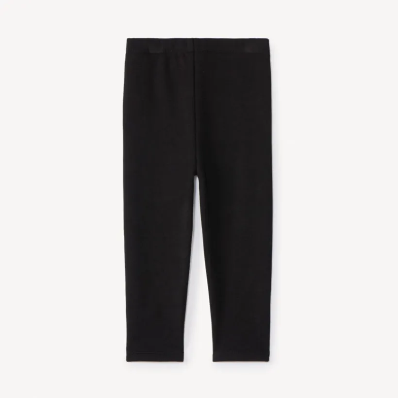 Jersey caleçon met elastische taille en effen kleur meisjes