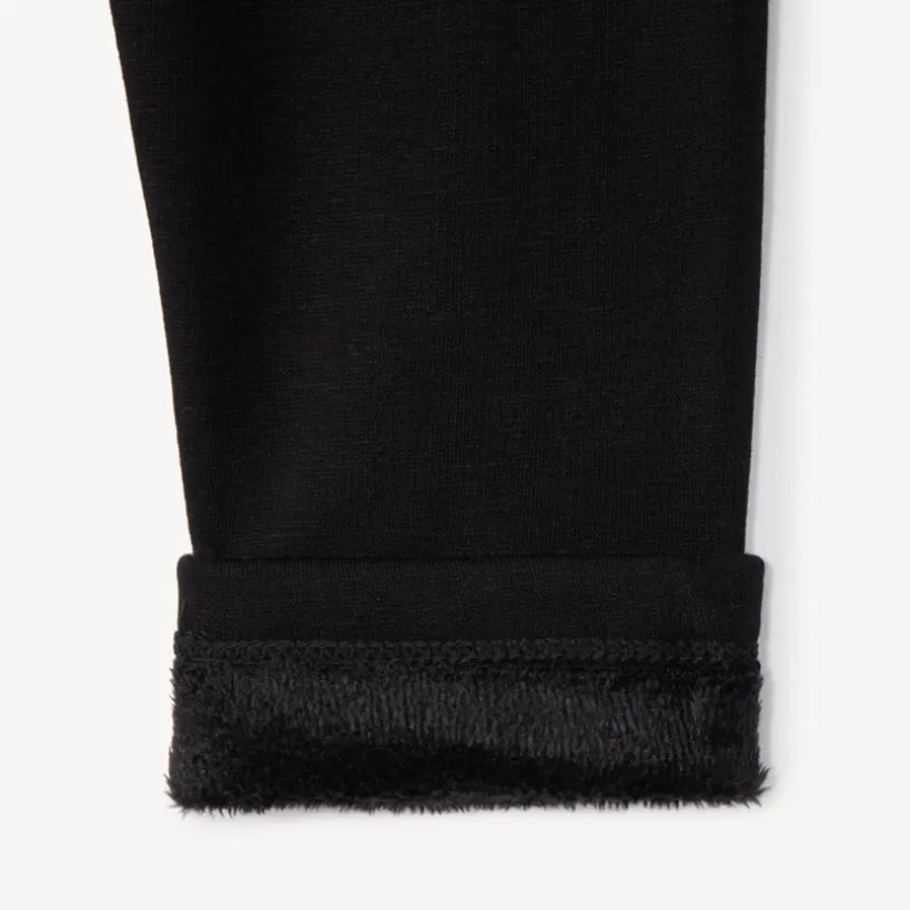 Jersey caleçon met elastische taille en effen kleur meisjes