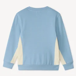 Jersey sweatshirt met inzetstukken jongens