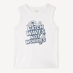 Jersey tanktop met een fantasiedruk jongens