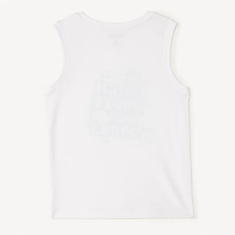 Jersey tanktop met een fantasiedruk jongens