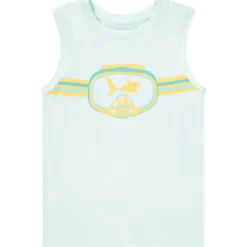 Jersey tanktop met fantasieprint jongens