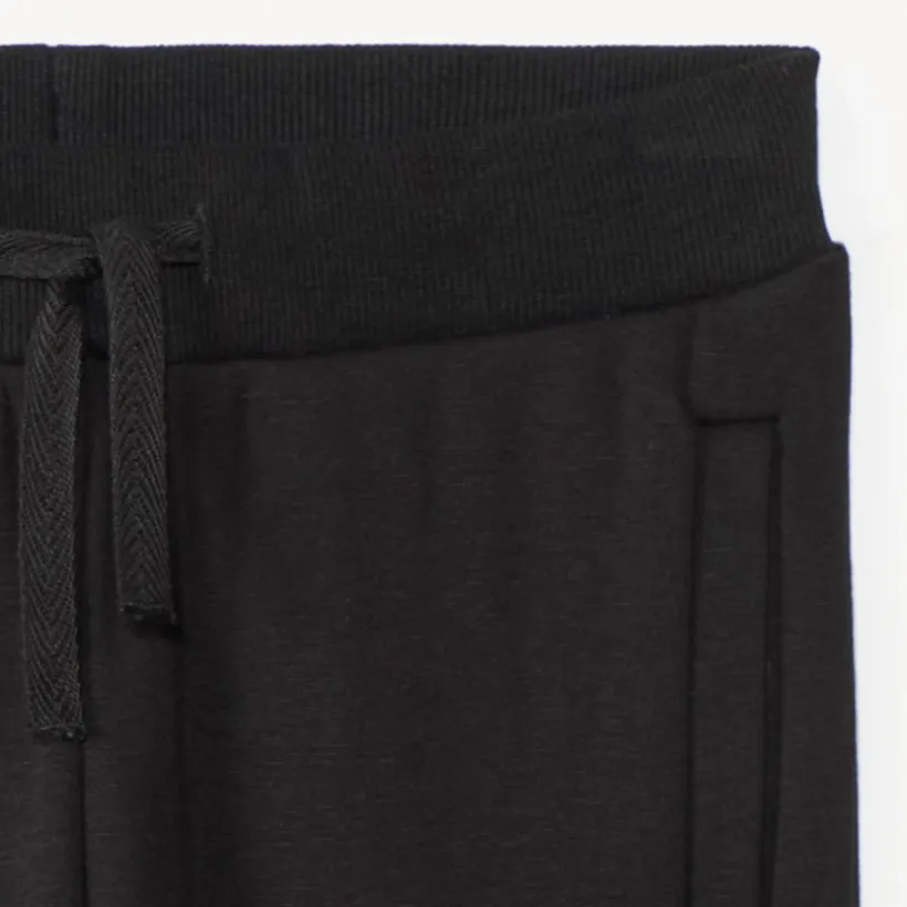Joggingbroek in effen fleece meisjes