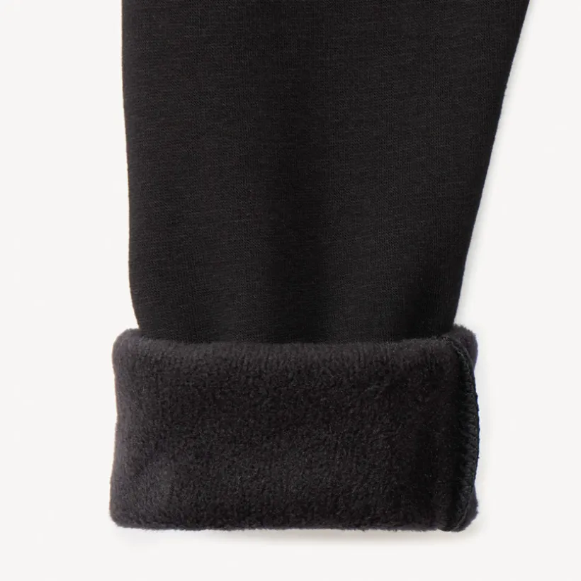 Joggingbroek in effen fleece meisjes