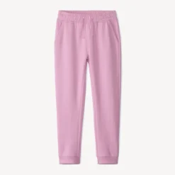 Joggingbroek in effen fleece meisjes