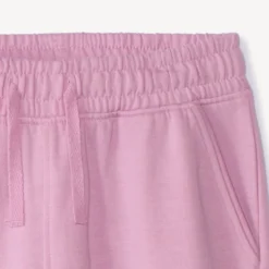 Joggingbroek in effen fleece meisjes