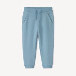Joggingbroek in effen fleece voor babyjongens