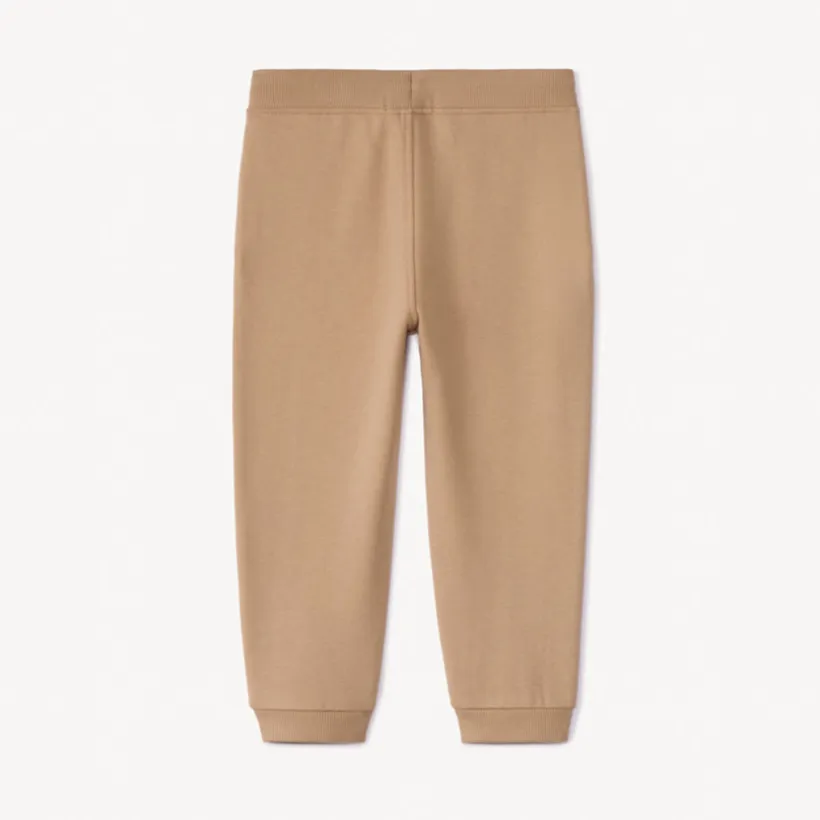 Joggingbroek in effen fleece voor babyjongens