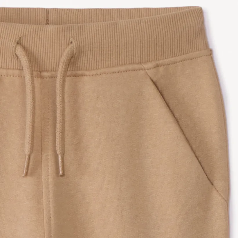 Joggingbroek in effen fleece voor babyjongens
