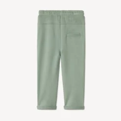 Joggingbroek in effen piqué voor babyjongens