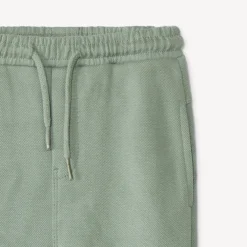 Joggingbroek in effen piqué voor babyjongens