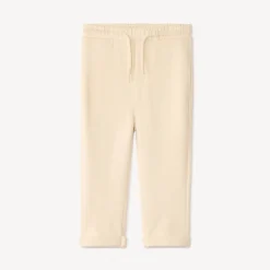 Joggingbroek in effen piqué voor babyjongens