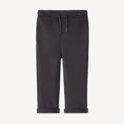 Joggingbroek in effen piqué voor babyjongens