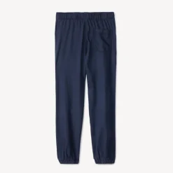 Joggingbroek in effen twill jongens