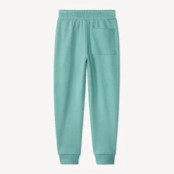 Joggingbroek in fleece met piquéstructuur en 3D-patroon jongens
