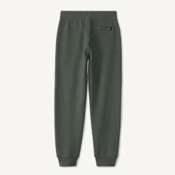 Joggingbroek in fleece slub effen jongens