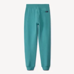 Joggingbroek in fleece slub effen jongens