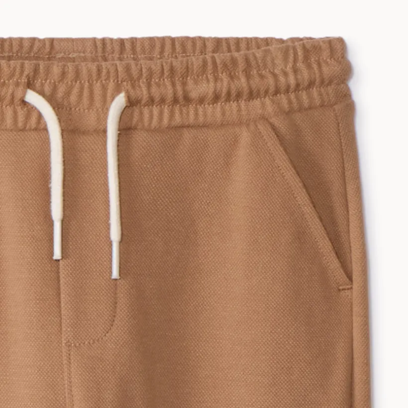 Joggingbroek in milano breisel, effen, jongens