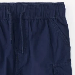 Joggingbroek jongens in een enkele kleur met cargo-stijl