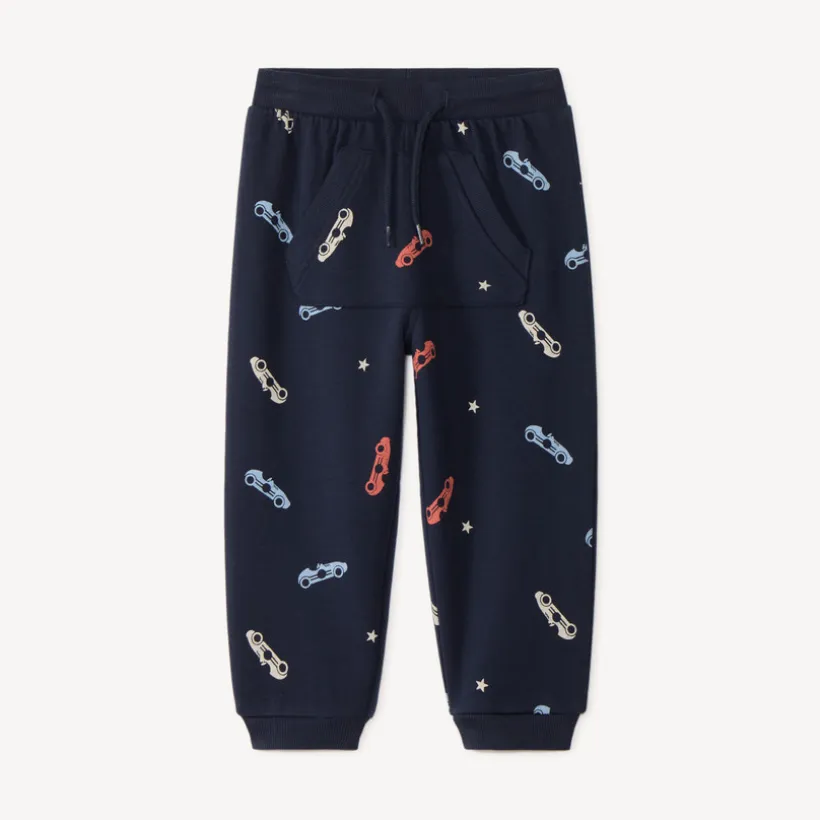Joggingbroek jongens met auto's print