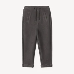 Joggingbroek jongens van baby in effen twill