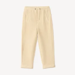 Joggingbroek jongens van baby in effen twill