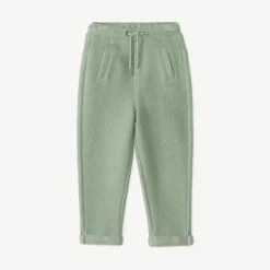 Joggingbroek jongens van baby in effen twill