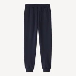 Joggingbroek jongens van effen fleecestof