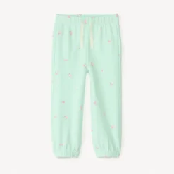 Joggingbroek met fantasie borduursel voor babymeisjes