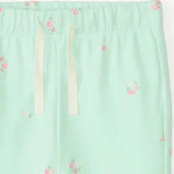Joggingbroek met fantasie borduursel voor babymeisjes
