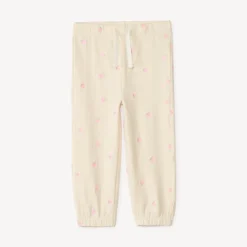 Joggingbroek met fantasie borduursel voor babymeisjes