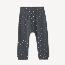 Joggingbroek met glinsterende hartjesprint voor babymeisje