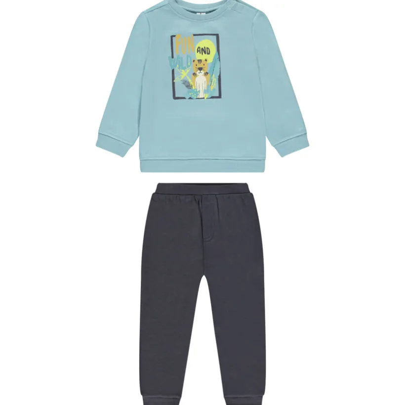 Joggingbroek met sweatshirt fantasie voor baby jongen